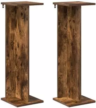 vidaXL Pflanzenst&auml;nder 2 Stk. R&auml;uchereiche 25x25,5x80,5cm (899651)