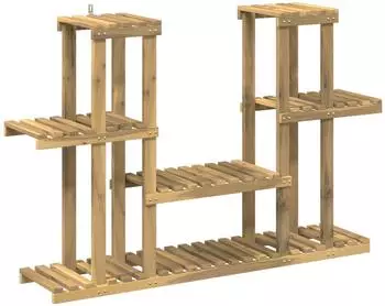 vidaXL Pflanzenst&auml;nder wei&szlig; 123x25x78,5cm Akazienholz (903101)