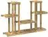 vidaXL Pflanzenständer weiß 123x25x78,5cm Akazienholz (903101)