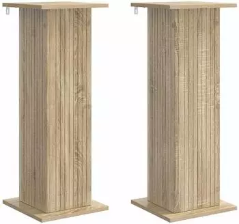 vidaXL Pflanzenst&auml;nder 2er-Set Sonoma-Eiche 30,5x30x80,5cm (899767)