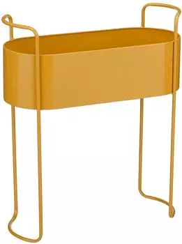 MICA Decorations Moritz Pflanzenständer Eisen braun (55x24x65cm)