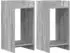 vidaXL Pflanzenständer mit Regal 2 Stk. Sonoma-grau 30x30x60cm (899605)