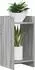 vidaXL Pflanzenständer mit Regal 2 Stk. Sonoma-grau 30x30x60cm (899605)