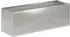 vidaXL Garten-Pflanzgefäß Edelstahl silber 60x20x20cm, 2 Stk. (8005157)