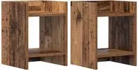 vidaXL Pflanzenst&auml;nder 2 Stk. Altholz 30 x 30 x 40 cm Holzwerkstoff