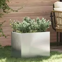 vidaXL Garten-Pflanzgef&auml;&szlig; Verzinkter Stahl 50 x 32 x 40 cm