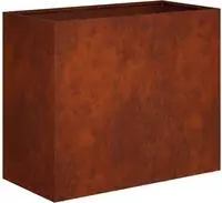 vidaXL Garten-Pflanzgef&auml;&szlig; Rostoptik 60 x 30 x 50 cm Wetterfeststahl