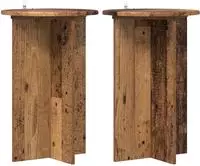 vidaXL Pflanzenst&auml;nder 2 Stk. Altholz &Oslash;40 x 60 cm Holzwerkstoff