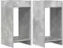 vidaXL Pflanzenständer 30x30x60cm Holzwerkstoff betongrau, 2 Stk. (899601)