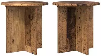 vidaXL Pflanzenst&auml;nder 2er-Set Altholz 40x40x40cm (899733)