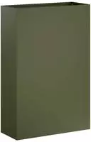 vidaXL Garten-Pflanzgef&auml;&szlig; Olivgr&uuml;n 50 x 20 x 75 cm Kaltgewalzter Stahl