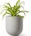 LuxusKollektion Blumentopf Keramik, grau, 15cm, mit Ablaufloch
