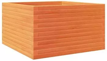 vidaXL Blumentopf Kiefer Massivholz wachsbraun 80x80x46cm