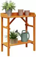 vidaXL Pflanztisch Braun 75 x 40 x 90 cm Massives Kiefernholz