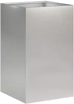 vidaXL Garten-Pflanzgef&auml;&szlig; Edelstahl silber 30x30x40cm