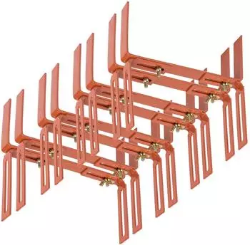 BigDean Balkonkastenhalter H-Form, Metall, verstellbar (8er-Set)