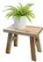 Spetebo Blumenbank Teakholz natur, rechteckig 31x19cm (48032)