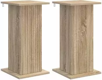 vidaXL Pflanzenst&auml;nder 2er-Set Sonoma-Eiche 30,5x30x60,5cm (899785)