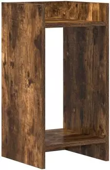 vidaXL Pflanzenst&auml;nder Holzwerkstoff, R&auml;uchereiche, 30x30x60cm (899602)