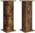 vidaXL Pflanzenständer 2er-Set geräucherte Eiche 30,5x30x80,5cm (899773)