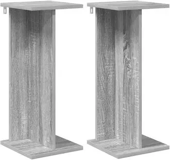 vidaXL Pflanzenst&auml;nder 2 Stk. Sonoma-Grau 25x25,5x60,5cm