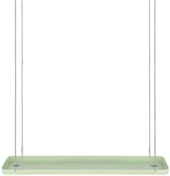 Esschert Blumenampel, rechteckig, grün, 58cm (PY122)