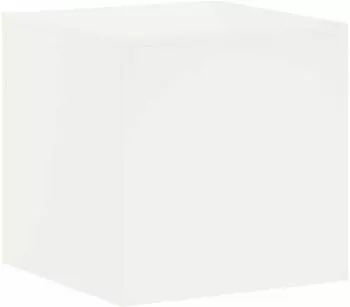 vidaXL Pflanzenst&auml;nder wei&szlig; 40x40x40cm Stahl (8012518)