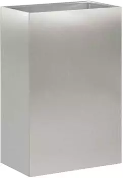 vidaXL Garten-Pflanzgef&auml;&szlig; Edelstahl silber 40x30x75cm (8005506)