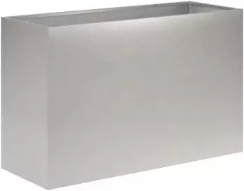 vidaXL Garten-Pflanzgef&auml;&szlig; Edelstahl silber 80x30x50cm (8005604)