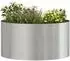 vidaXL Pflanzenring 5er-Set Edelstahl silber 40x40x20cm