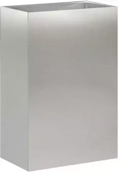 vidaXL Garten-Pflanzgef&auml;&szlig; silber 50x40x75cm Edelstahl (8005674)