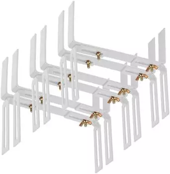 BigDean Balkonkastenhalter H-Form, Metall, verstellbar