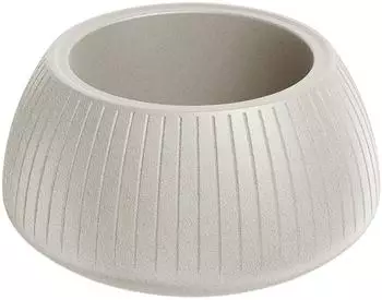 Prosperplast Coro Bowl Blumentopf sand, Keramik-Optik, &Oslash;40x20cm (TCB40-101GR)