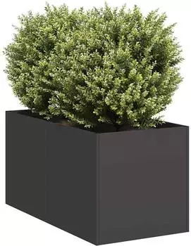 vidaXL Pflanzk&uuml;bel schwarz 40x80x40cm kaltgewalzter Stahl (860731)