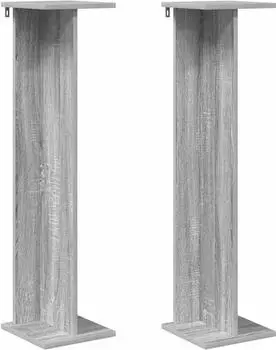 vidaXL Pflanzenst&auml;nder 2er-Set Sonoma-Grau 25x25,5x100,5cm