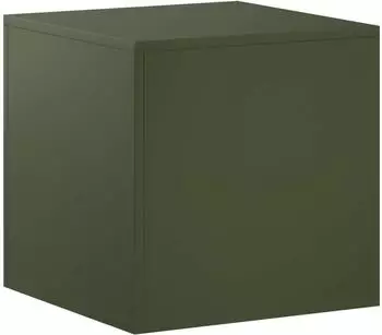 vidaXL Pflanzenst&auml;nder olivgr&uuml;n 40x40x40cm Wetterfeststahl