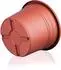 BigDean Blumentopf rund, Kunststoff, terrakotta, Ø25cm, 3er-Set