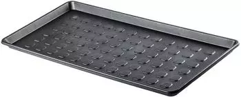 Kadax Schuhtablett rechteckig, Kunststoff, 75,5x38cm, Anti-Rutsch, schwarz