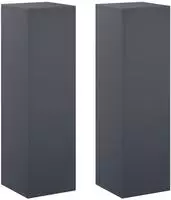 vidaXL Pflanzenst&auml;nder 2 pcs Anthrazit 30 x 30 x 100 cm