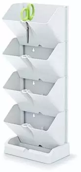 Prosperplast Mini Cascade Vertikalgarten, modular, wei&szlig; (IO1W200-S449)