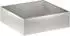 vidaXL Pflanzgefäß 2er-Set silber 80x80x30cm Edelstahl