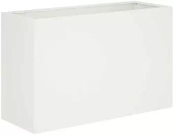 vidaXL Garten-Pflanzgef&auml;&szlig; wei&szlig; 80x30x50cm kaltgewalzter Stahl (8005598)