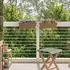 vidaXL GENDT Hängender Blumentopfkorb Kubu Rattan, naturbraun, 2er-Set