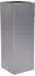 Vivanno Pflanzkübel Block Säule, Zink silber, 24x24x65cm (31265104065)