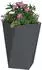 vidaXL Pflanzkübel 2er-Set anthrazit 50x50x75cm Stahl