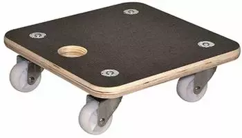 Wagner Multiroller MaxiGrip eckig 200kg, 29x29cm, dunkelbraun (201-35001)