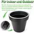 BigDean Blumentopf Classic XXL Ø60cm, anthrazit, Kunststoff (800838)