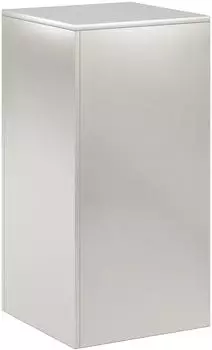 vidaXL Pflanzenst&auml;nder silber 40x40x80cm Stahl