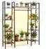 Costway Pflanzenregal mit Wachstumslichtern, 10 Ebenen, Metall, 120x29,5x141cm (VH36228OR)