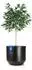 BigDean Blumentopf Style ø 46cm anthrazit mit Innentopf (801439)